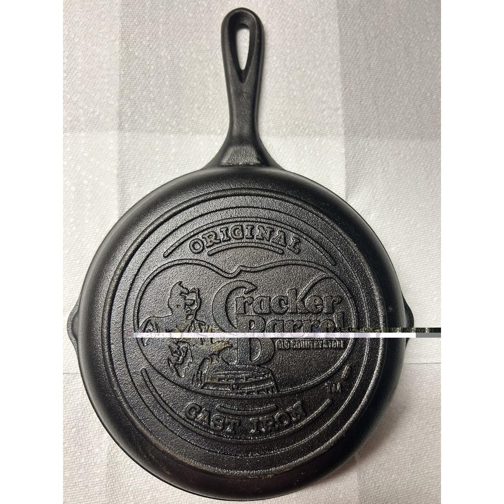 Cracker Barrel 8" Old Country Store Cast Iron Skillet New Appears Never Used